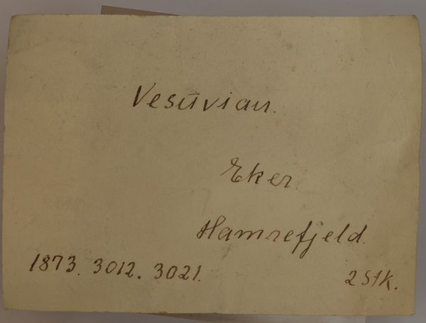 Hovedbilde Vesuvianitt, Hamrefjell, Norge (1873)