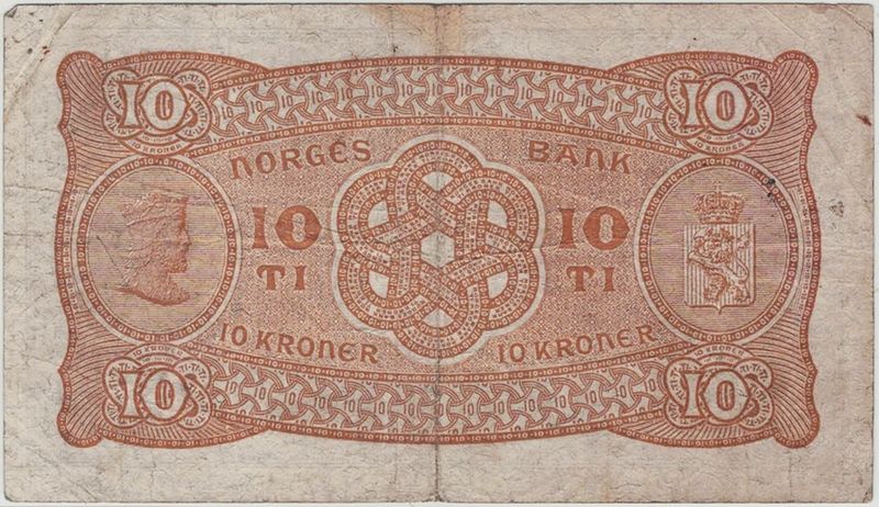 10 kroner 1943 C, kv. 1-