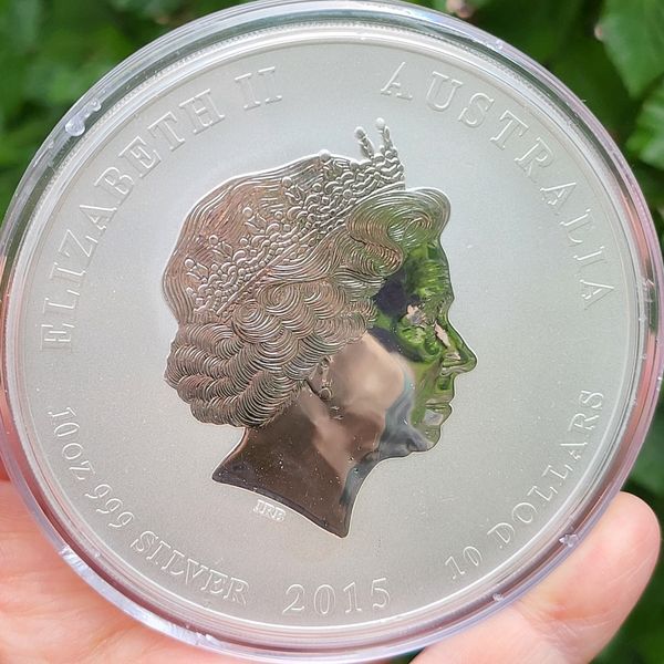 Hovedbilde SOLGT! SPOT +12%, Geitas år, Perth Mint