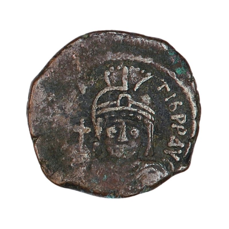 Maurice Tiberius, halv follis 582-602