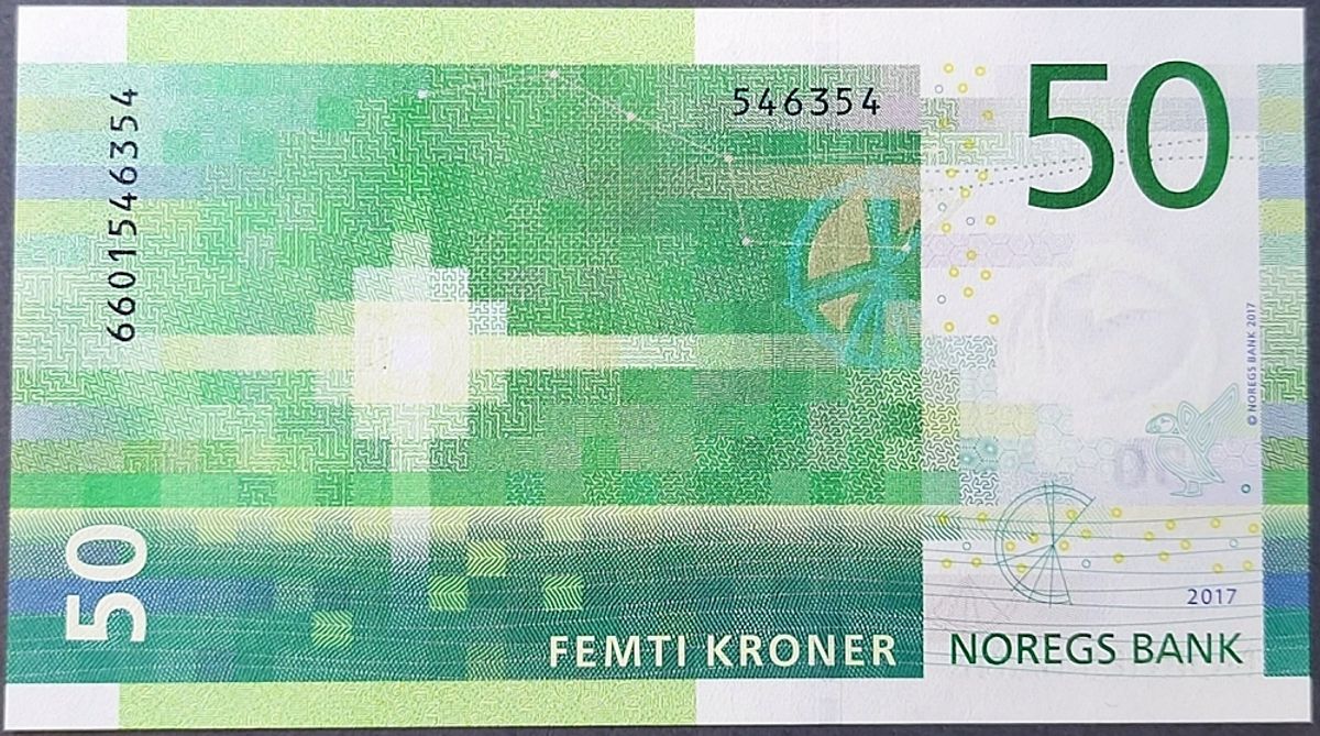 50 kroner 2017, usirkulert