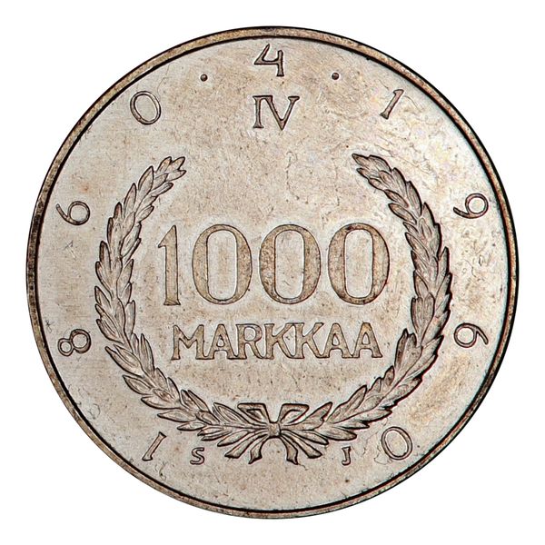 Hovedbilde Finland, 1000 markaa 1960