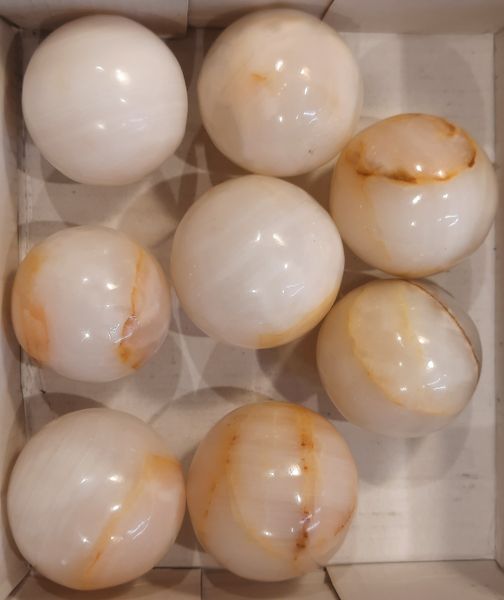 Hovedbilde Kalkstein slipt som kule, Marokko