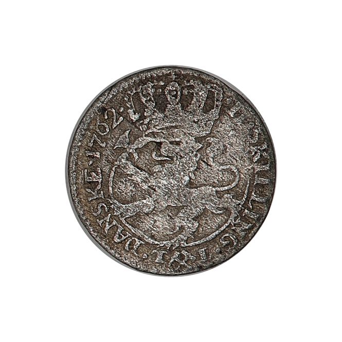 Hovedbilde Frederik V, 2 skilling 1762