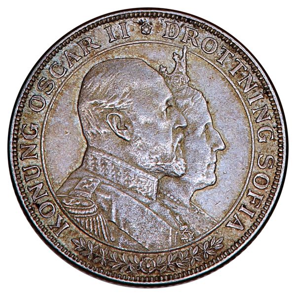Hovedbilde Sverige, 2 kroner 1907