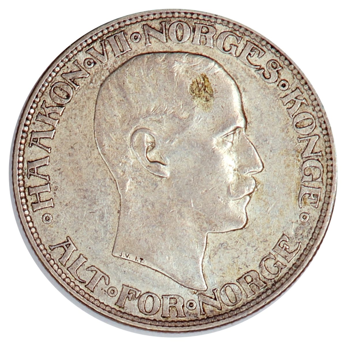 2 kroner 1915, kv. 1+