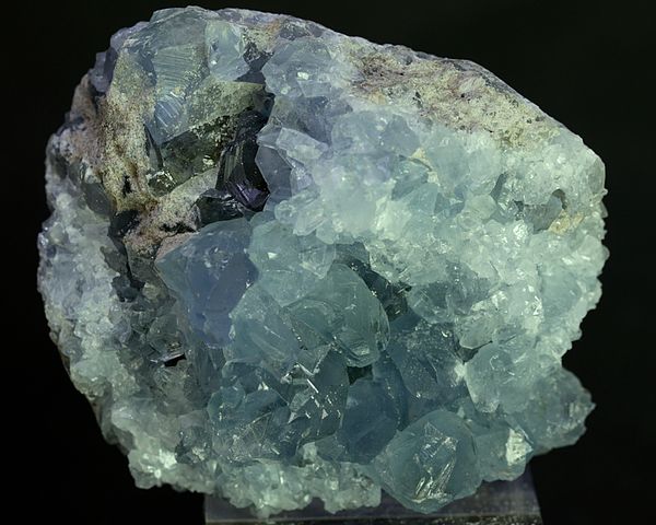 Hovedbilde Cølestinkrystallgruppe fra Madagaskar