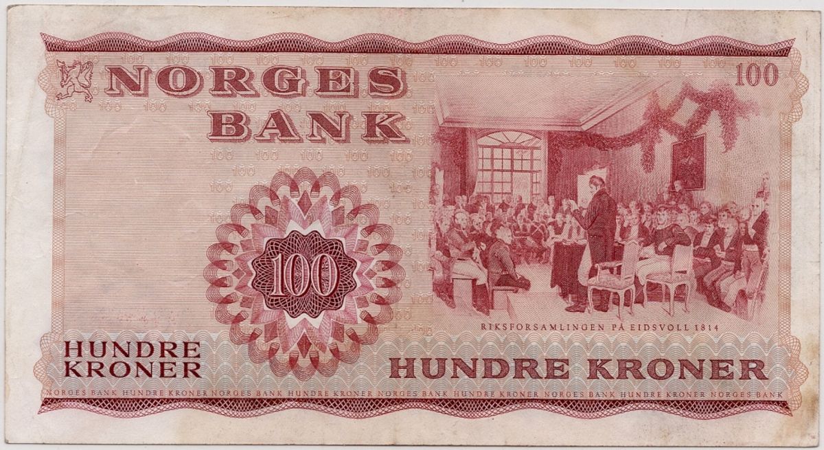 Norge, 100 kroner 1965