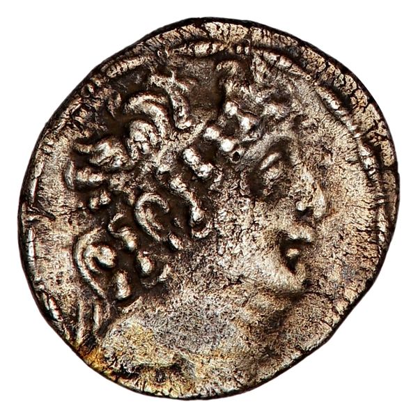 Hovedbilde Philip I Philadelphos, tetradrakme, 124-75 f.Kr.