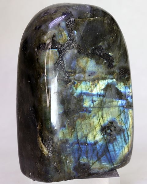 Hovedbilde Labradoritt/spektrolitt, helslipt (labradorite, spectrolite)