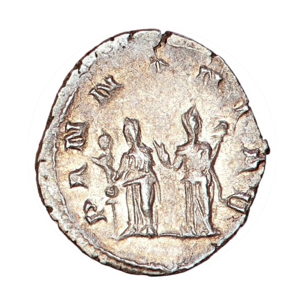 Hovedbilde Trajan Decius, Antoninianus, år 249-251, Pannoniae