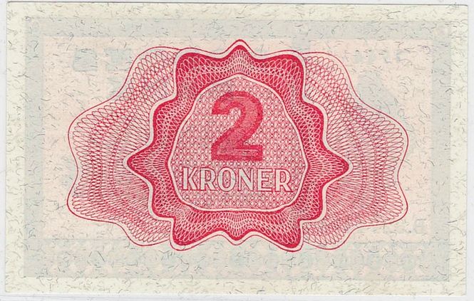 Hovedbilde 2 kroner 1944 D, kv. 0/01