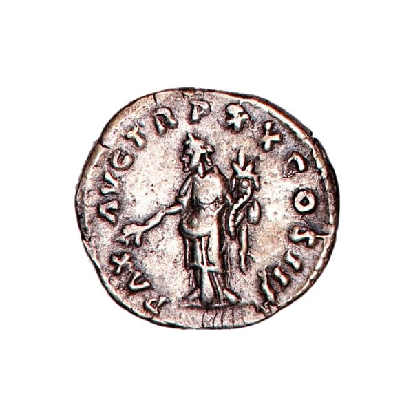 Hovedbilde Marcus Aurelius, denar, år 161-180
