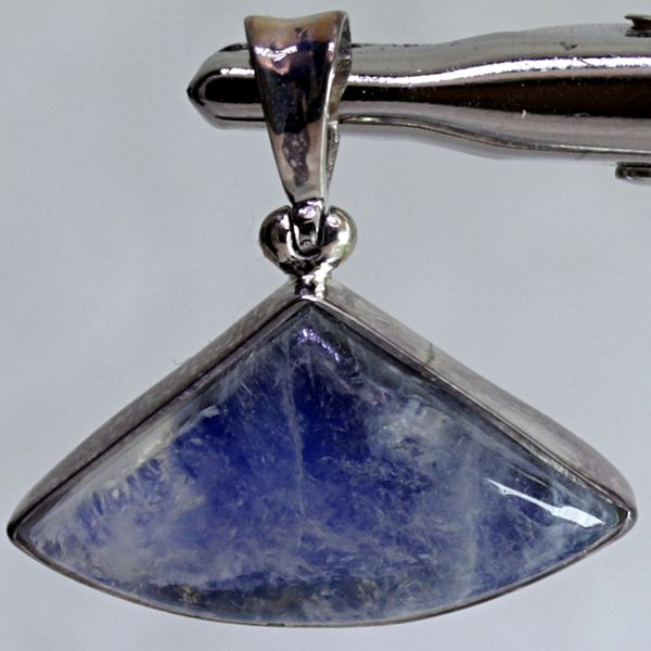 Hovedbilde Labradoritt, mørk blå, sølvanheng