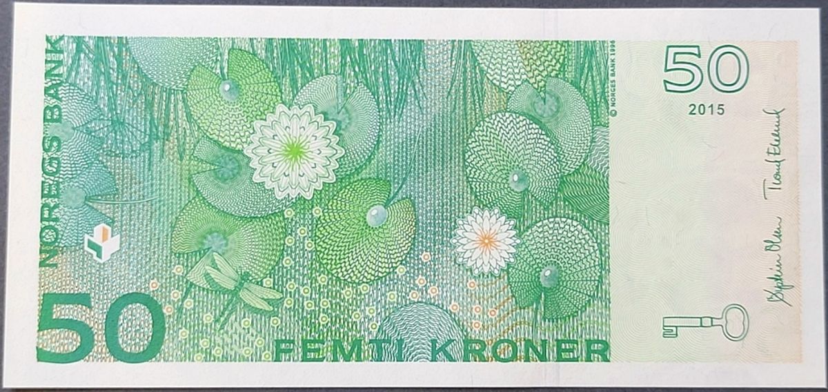 50 kroner 2015, usirkulert