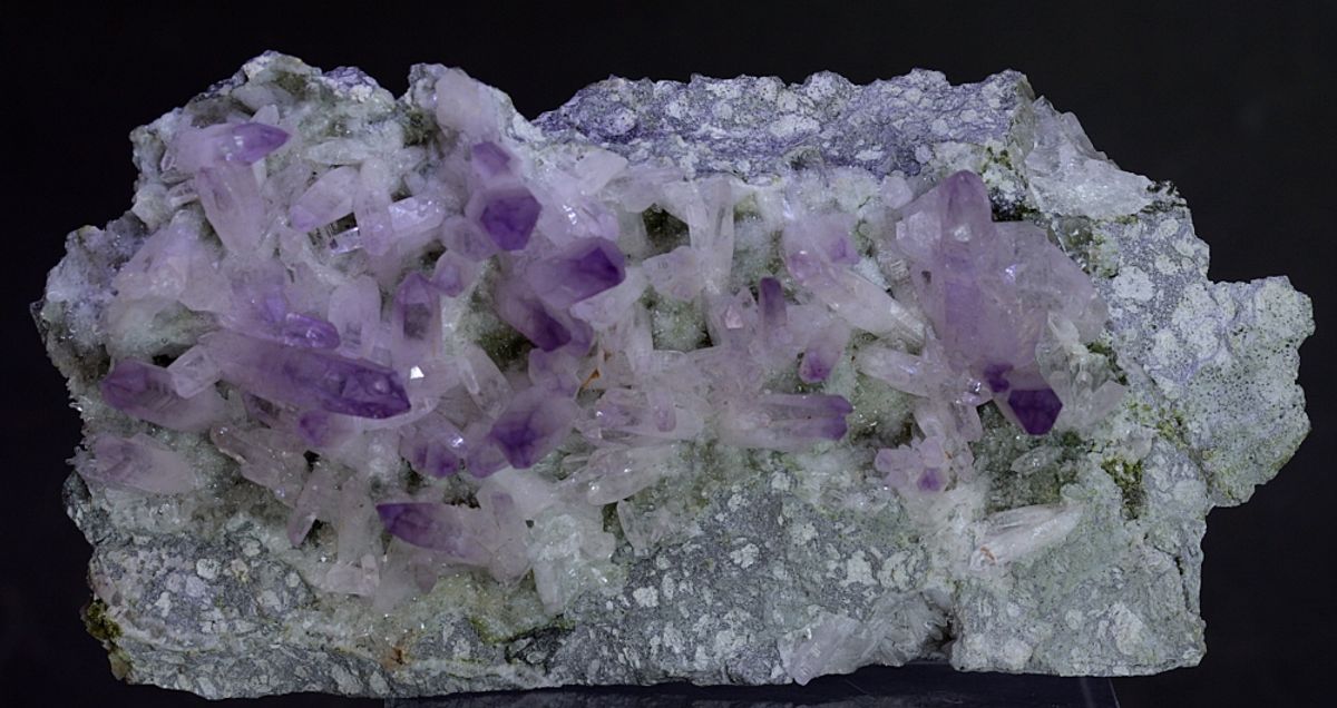 Dekorativ ametystkrystallgruppe, Veracruz, Mexico