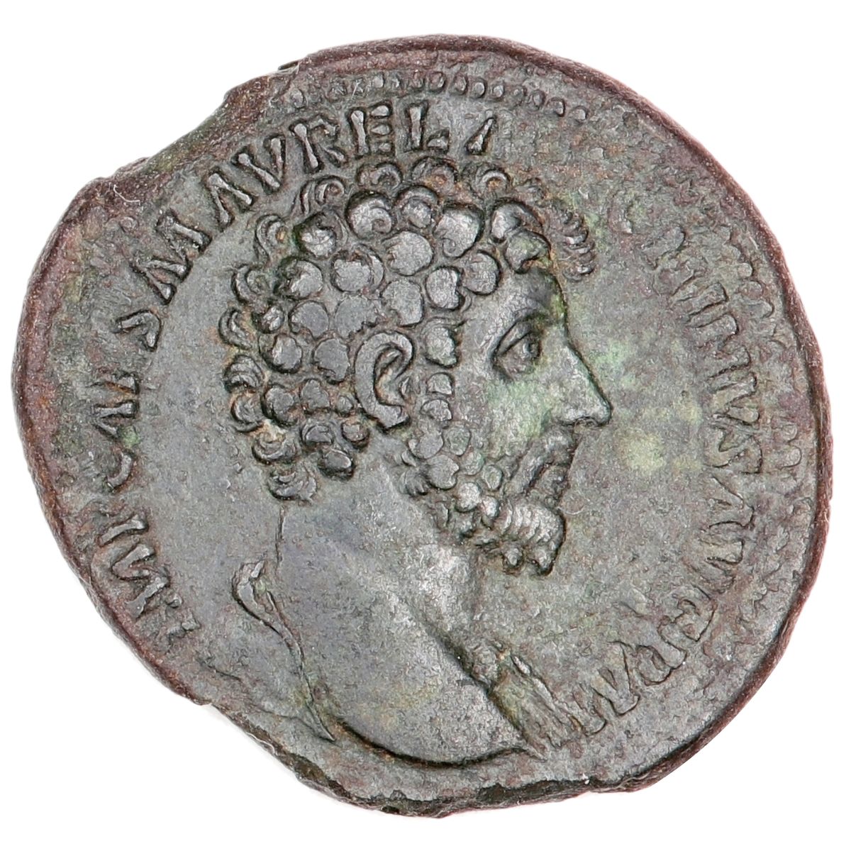 Marcus Aurelius, sesterts, år 161-180