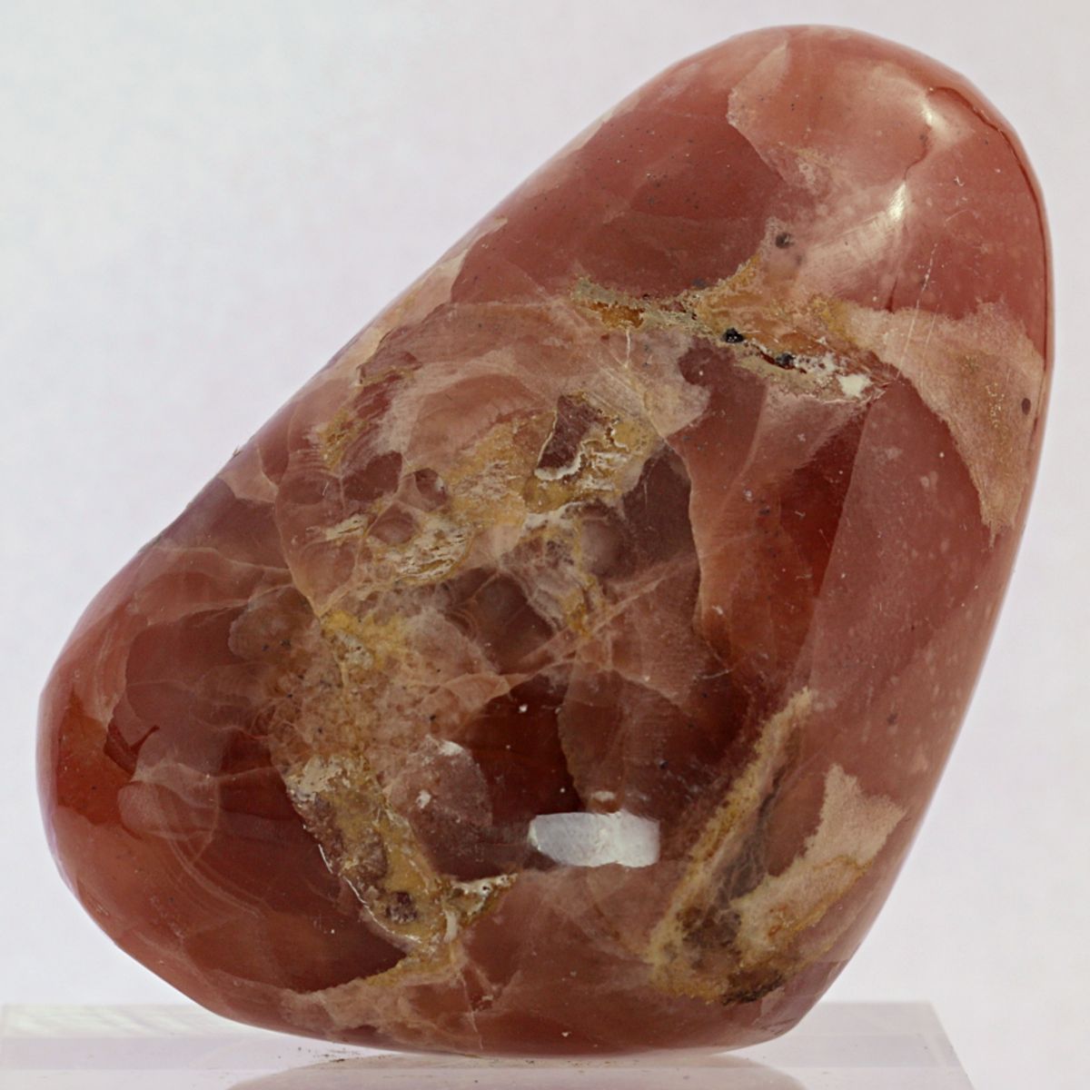 Rhodokrositt, tromlet, Peru