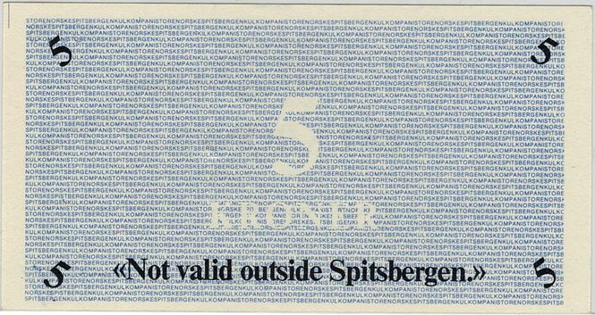 Hovedbilde Svalbard, 5 kroner 1978