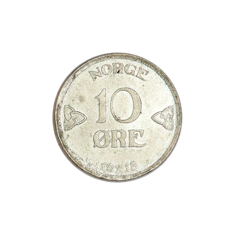 10 øre 1918, kv. 0/01