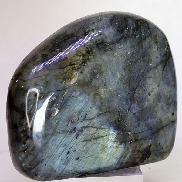 Hovedbilde Labradoritt/spektrolitt, helslipt (labradorite, spectrolite)