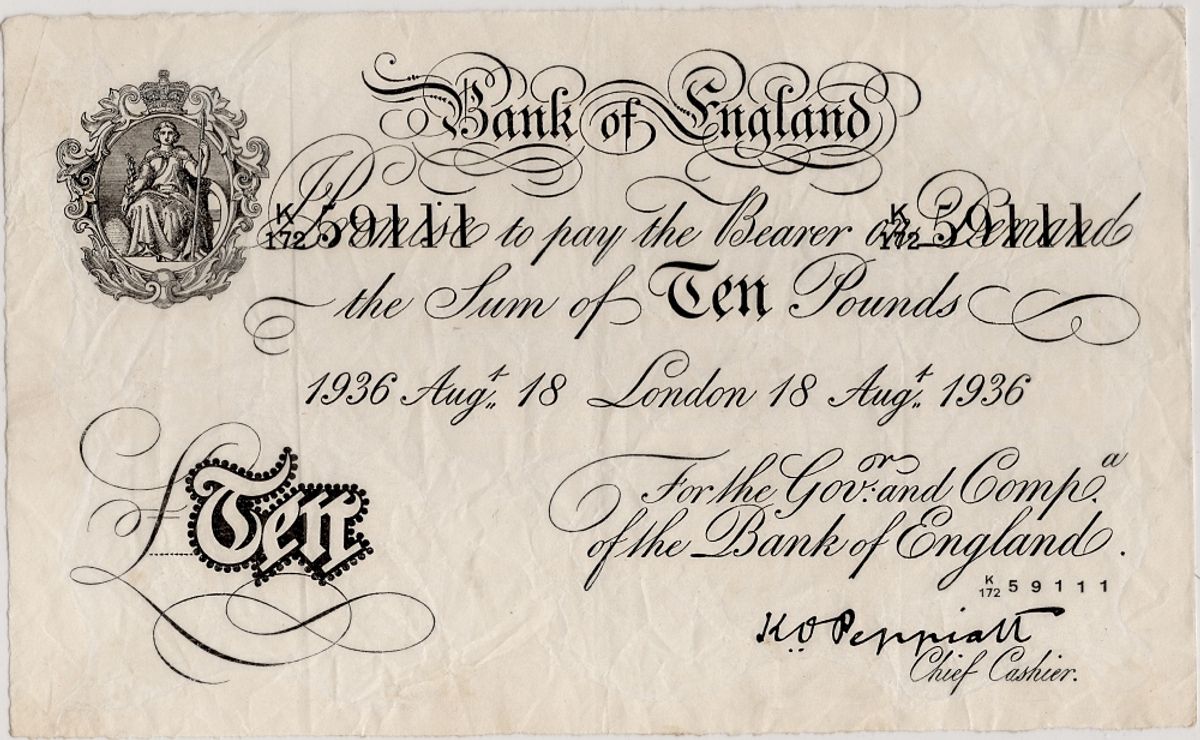 WW2-forfalskning, 10 pounds 